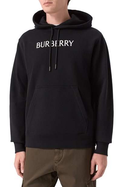Хлопковое худи BURBERRY, арт. 8118999, фото 3