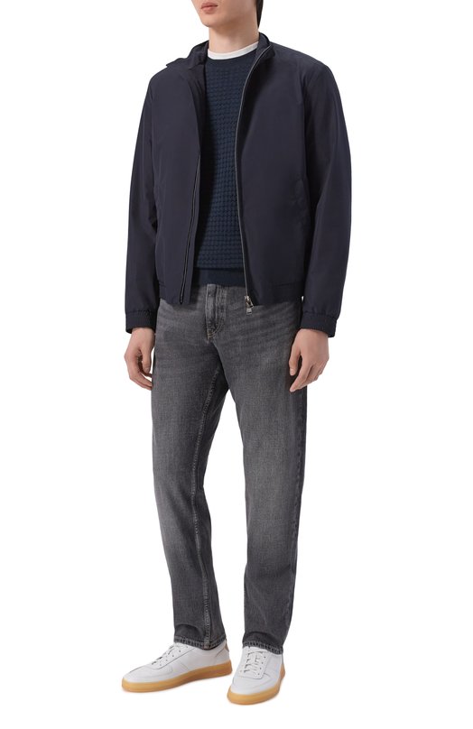 Джемпер из шелка и хлопка BOSS Camel 50555189 Синий  50555189 Фото 2