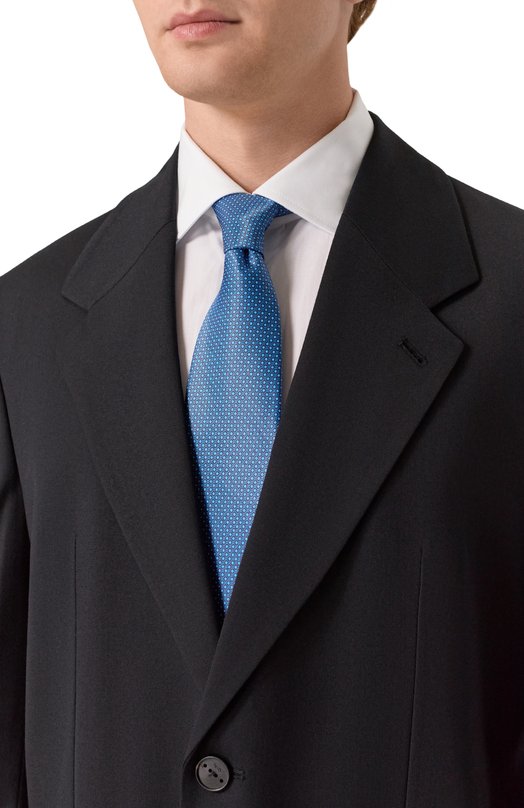 Шелковый галстук Stefano Ricci CXL/57000 Голубой  CXL/57000 Фото 2