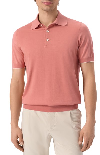 Хлопковое поло BRUNELLO CUCINELLI, арт. M29800125, фото 3