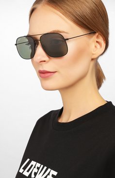 Женские солнцезащитные очки RAY-BAN черного цвета, арт. 3595-90149A | Фото 2 (Кросс-КТ: С/з-унисекс; Региональные ограничения белый список (Axapta Mercury): Не проставлено, RU; Нос: Не проставлено; Тип очков: С/з; Статус проверки: Проверено, Проверена категория; Материал сплава: Проверено; Оптика Гендер: оптика-унисекс; Очки форма: Прямоугольные)