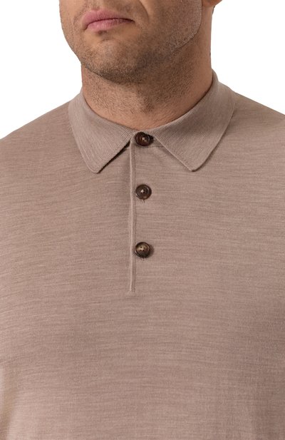 Поло из шерсти и кашемира CORTIGIANI, арт. 3AS304, фото 5