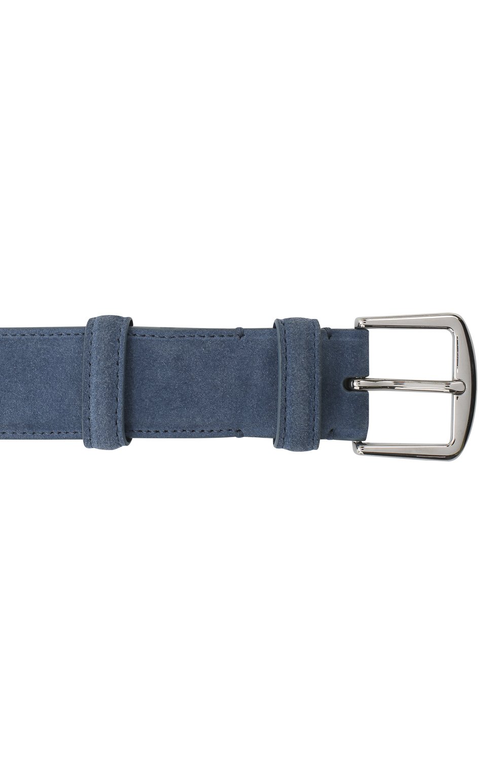 Замшевый ремень LORO PIANA голубого цвета по цене 49650 руб., арт. FAA1544, фото 3 Замшевый ремень LORO PIANA, арт. FAA1544, фото 3