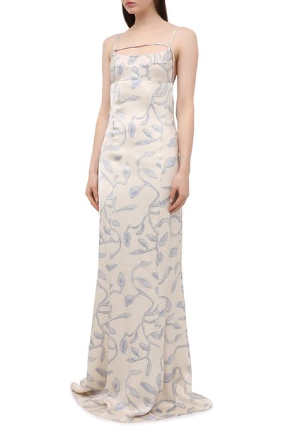 Платье из вискозы JACQUEMUS, арт. 211DR12/104323, фото 3