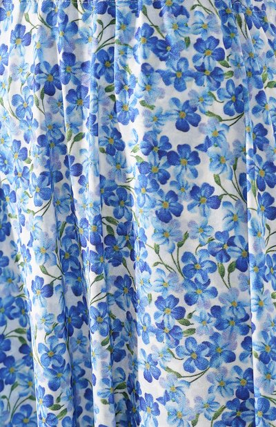 Юбка с принтом VETEMENTS голубого цвета по цене 68100 руб., арт. SS20SK286 2615/W/BLUE/WHITE FL0WERS, фото 5 Юбка с принтом VETEMENTS, арт. SS20SK286 2615/W/BLUE/WHITE FL0WERS, фото 5
