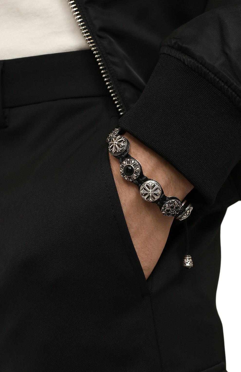 Серебряный браслет сакральная геометрия GL JEWELRY серебряного цвета по цене 53810 руб., арт. M420056-S97-414, фото 2 Серебряный браслет сакральная геометрия GL JEWELRY, арт. M420056-S97-414, фото 2