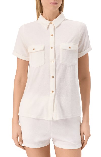 Хлопковая рубашка MELISSA ODABASH, арт. TORI CR, фото 3