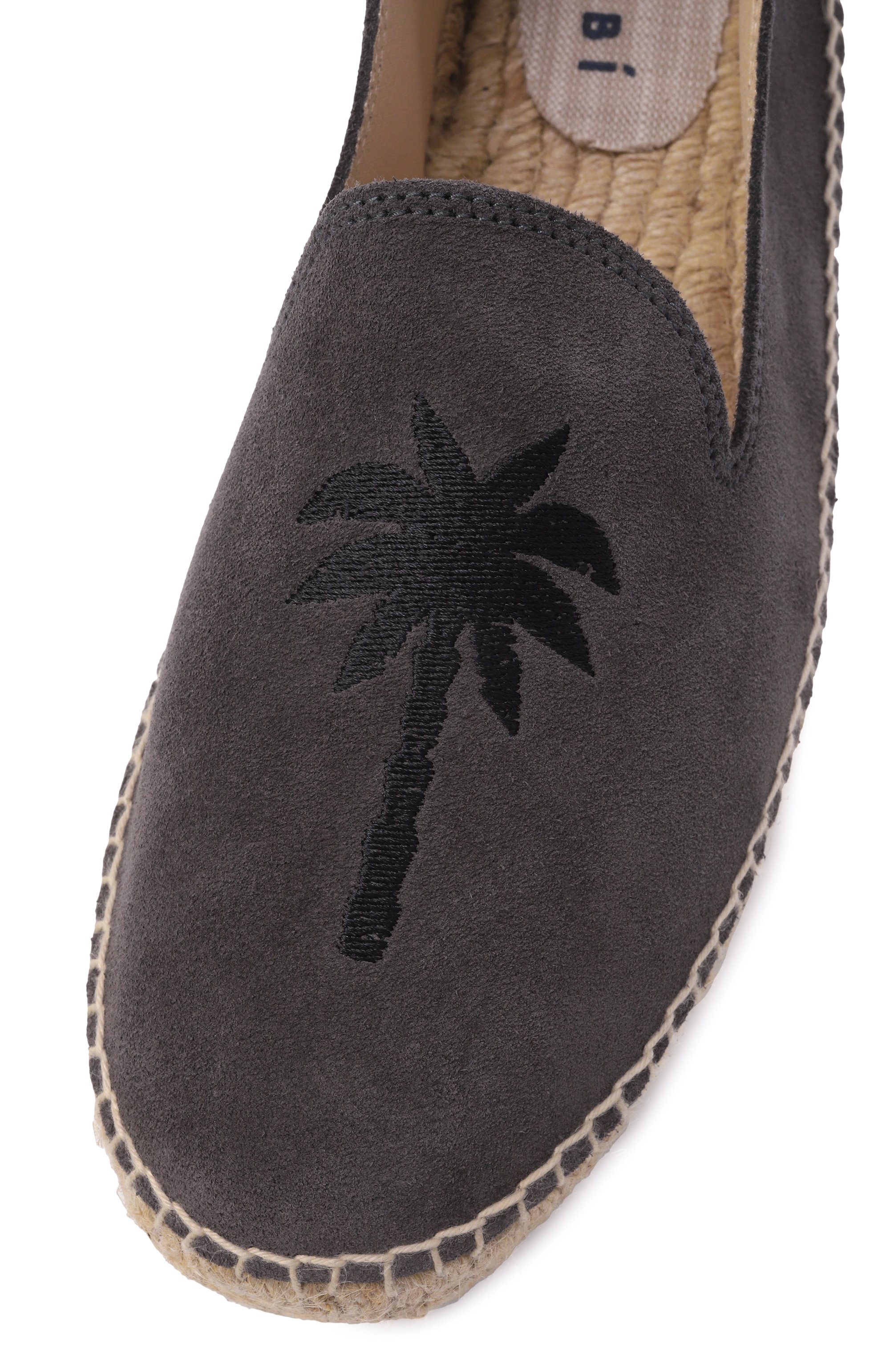 Замшевые эспадрильи palm springs MANEBI темно-серого цвета по цене 18500 руб., арт. U 8.1 C0, фото 7 Замшевые эспадрильи palm springs MANEBI, арт. U 8.1 C0, фото 7