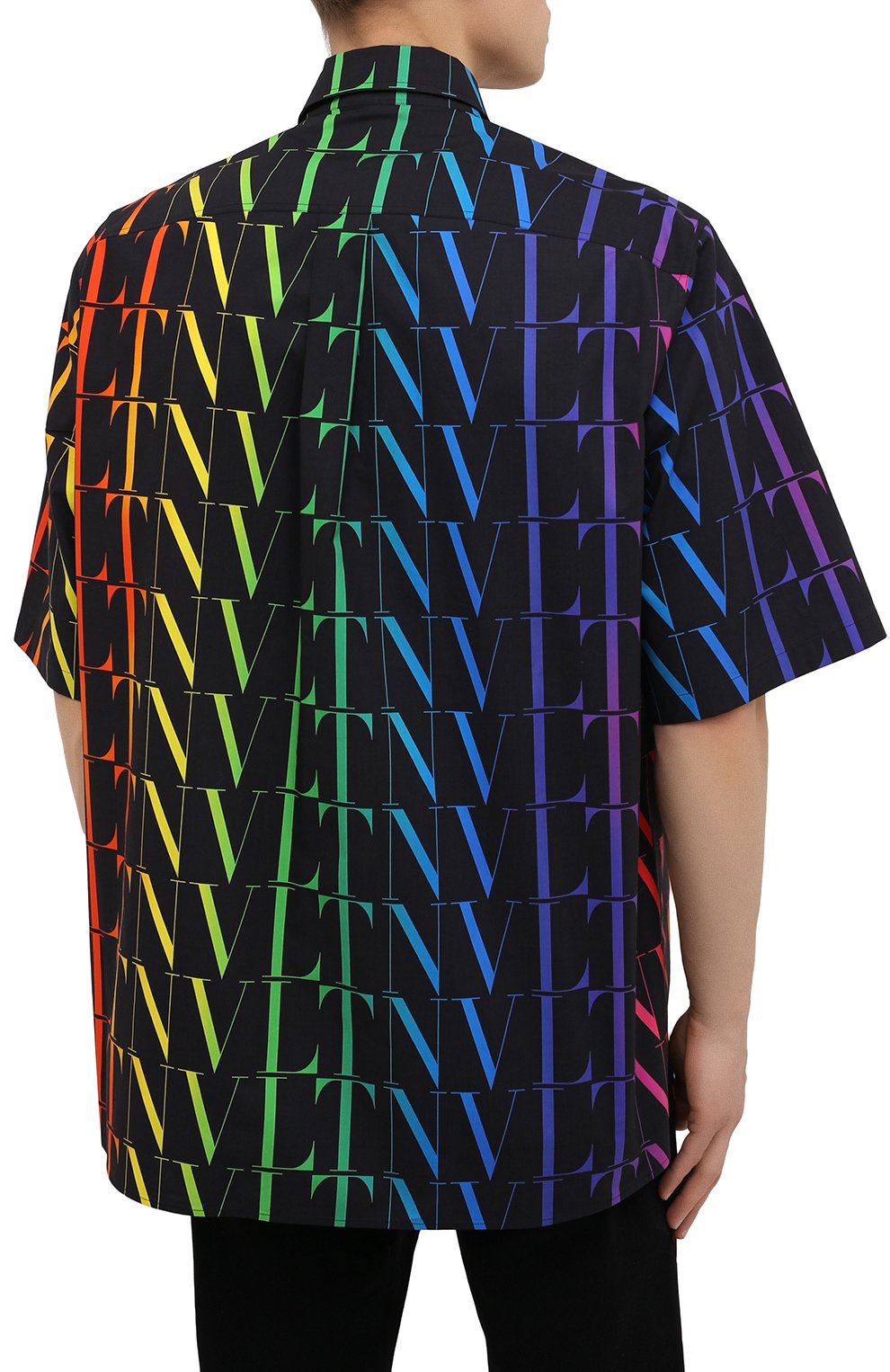 Хлопковая рубашка VALENTINO разноцветного цвета по цене 89950 руб., арт. VV3AAB756G5, фото 4 Хлопковая рубашка VALENTINO, арт. VV3AAB756G5, фото 4