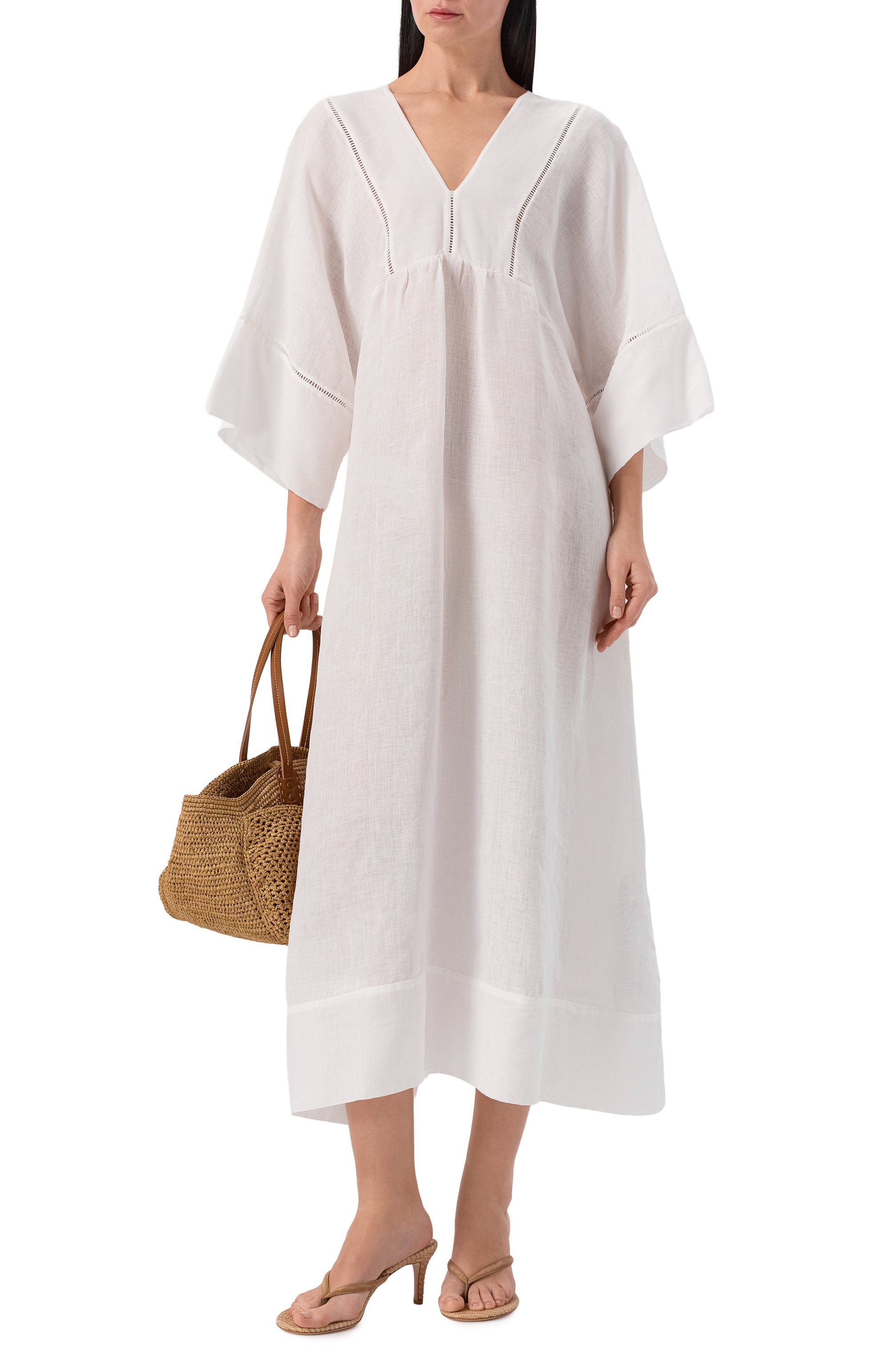 Льняное платье 120% LINO, арт. 33ALIW4PL9/000G451, фото 2