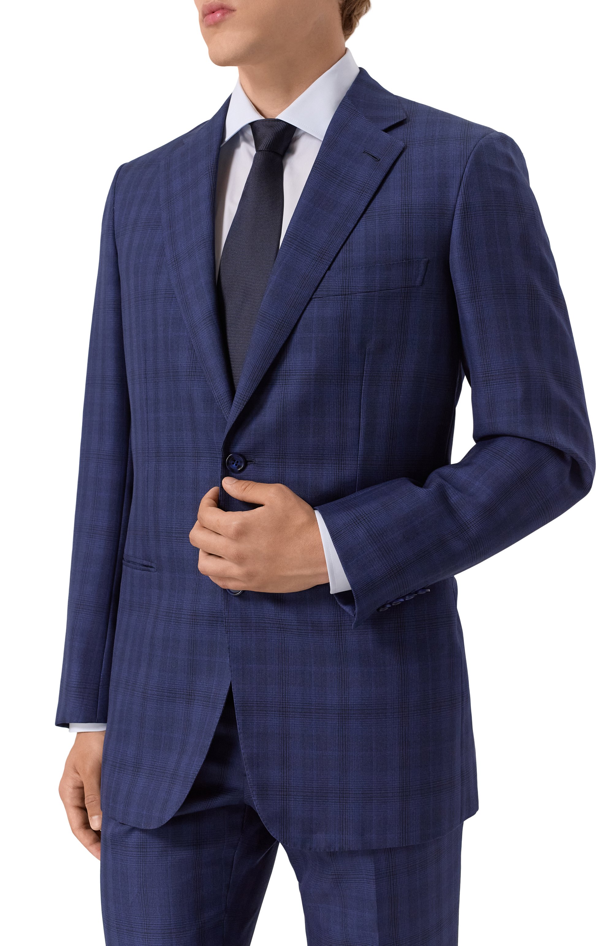 Костюм из шерсти и шелка BRIONI, арт. RAI30W/P8A13/PARLAMENT0, фото 3