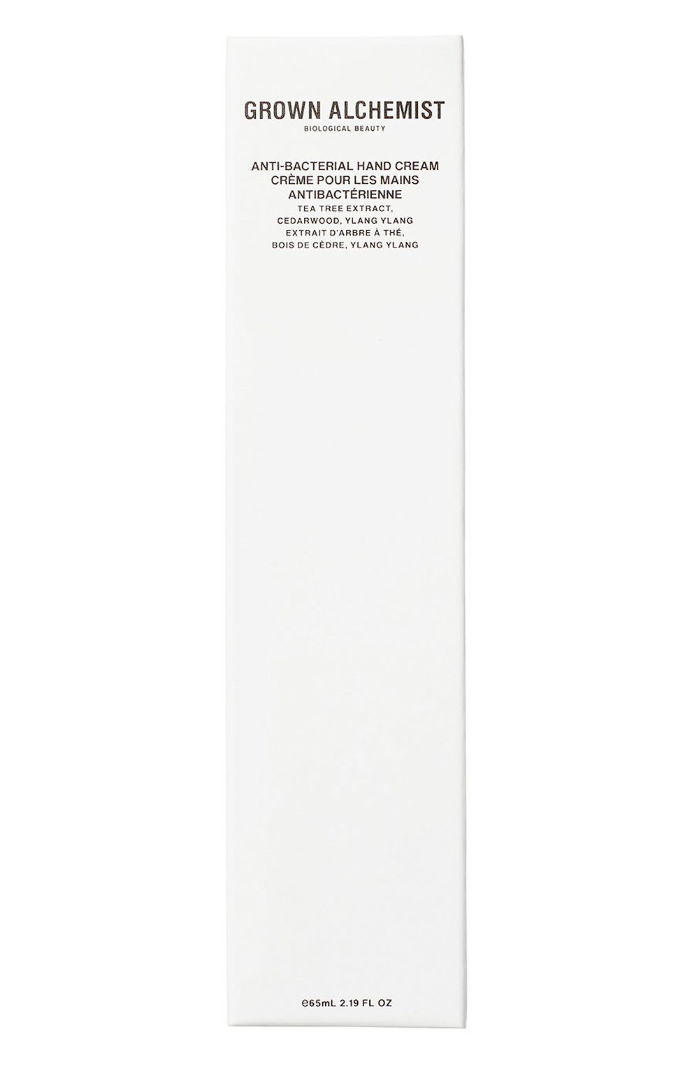 Крем для рук с антибактериальным эффектом «экстракт чайного дерева, кедр и иланг-иланг» (65ml) GROWN ALCHEMIST бесцветного цвета по цене 3300 руб., арт. GA00790, фото 3 Крем для рук с антибактериальным эффектом «экстракт чайного дерева, кедр и иланг-иланг» (65ml) GROWN ALCHEMIST, арт. GA00790, фото 3
