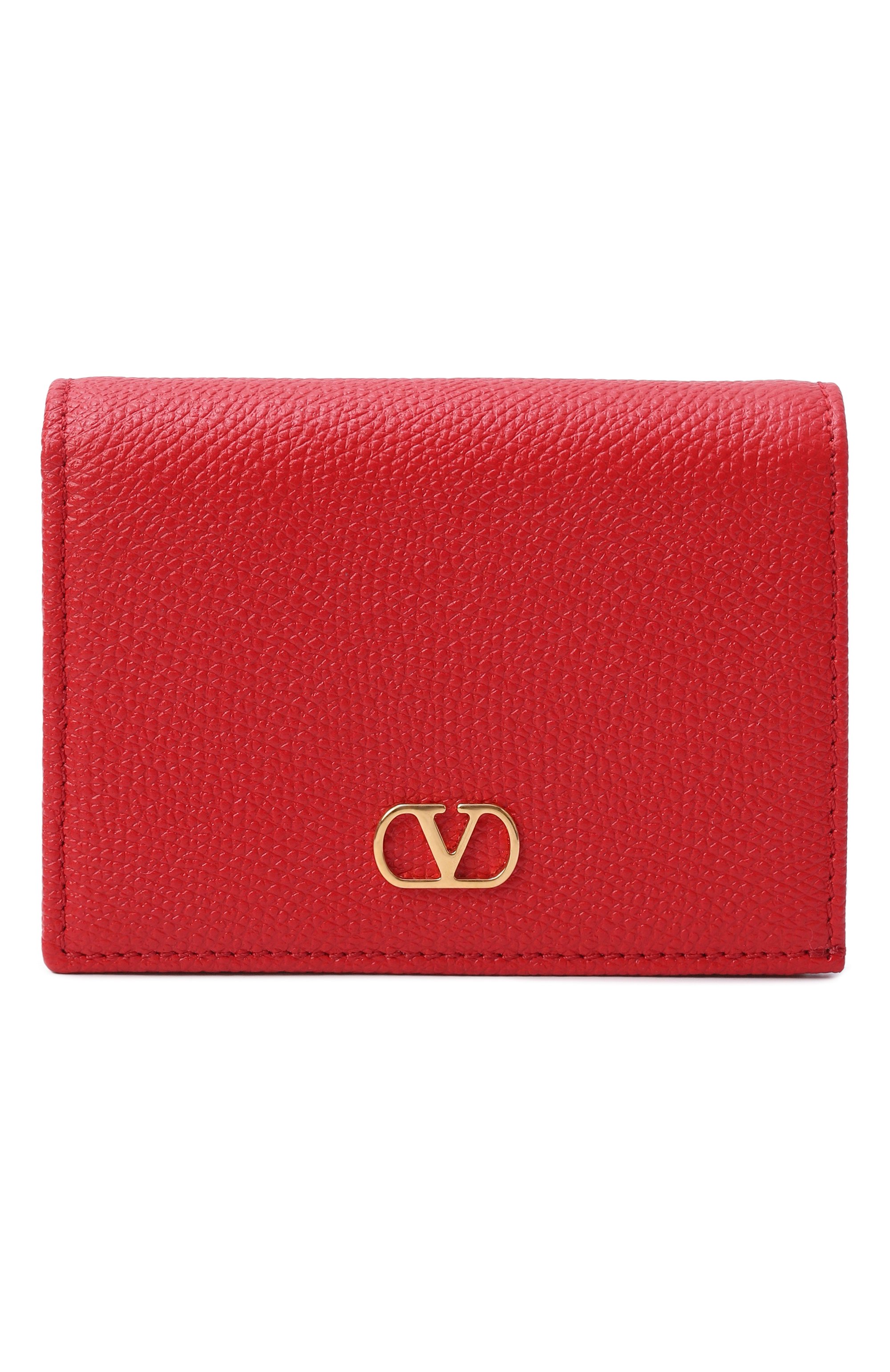 Кожаное портмоне VALENTINO красного цвета по цене 55450 руб., арт. 9W2P0AJ3/SNP, фото 1 Кожаное портмоне VALENTINO, арт. 9W2P0AJ3/SNP, фото 1