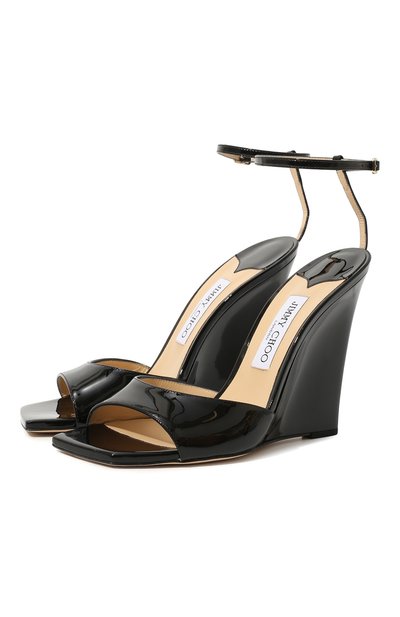 Кожаные босоножки brien 110 JIMMY CHOO, арт. BRIEN 110 PAT, фото 1