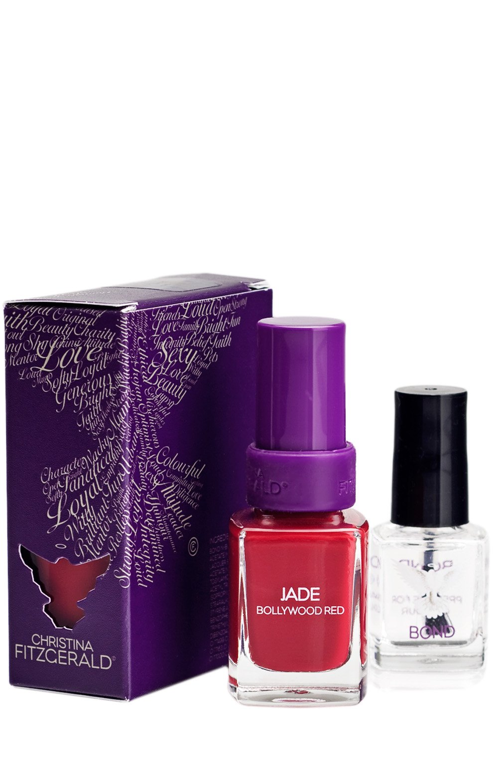 Лак для ногтей \алый болливуд\" jade bollywood red + bond" CHRISTINA FITZGERALD, арт. 9333381000705, фото 1