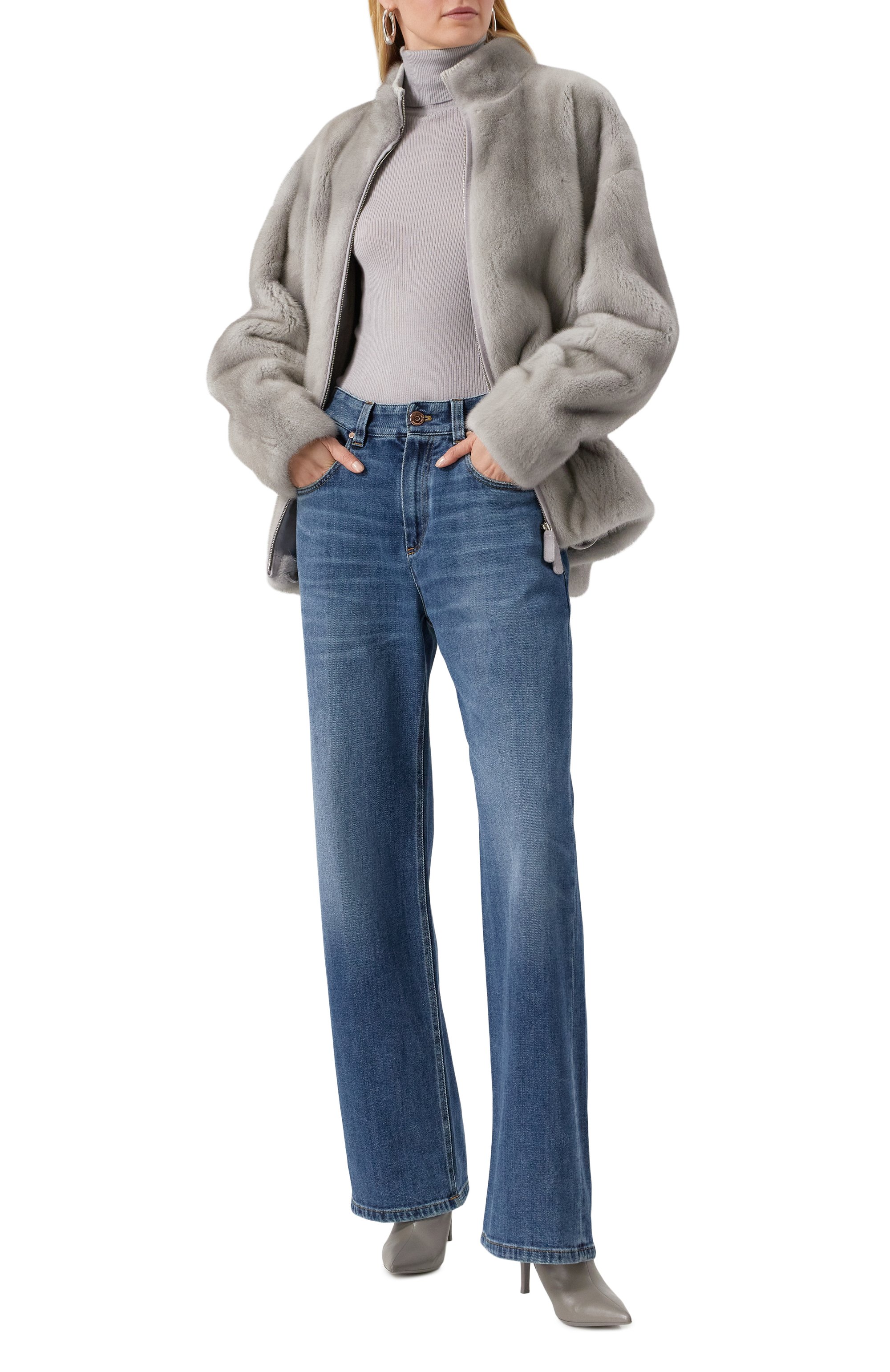 Шуба из норки MVST, арт. FTRBKZ-Y406V/F1165, фото 2