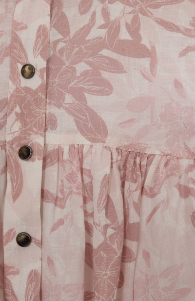 Льняное платье-рубашка BRUNELLO CUCINELLI, арт. B633SA403A, фото 3