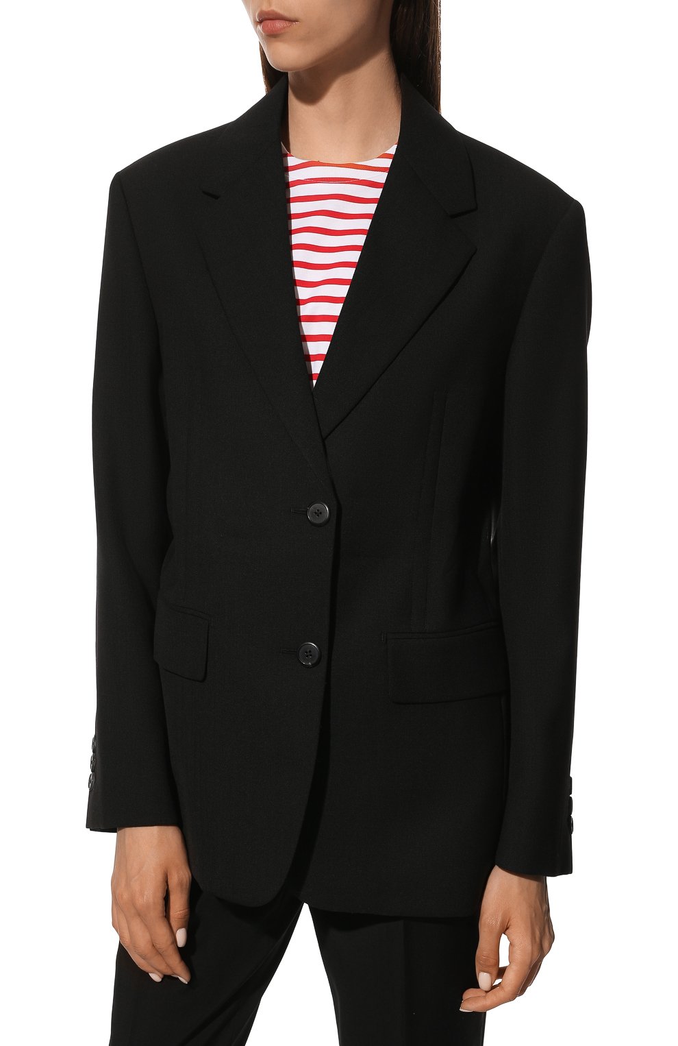 Шерстяной жакет PRADA, арт. P563MK-10V2-F0002-221, фото 3