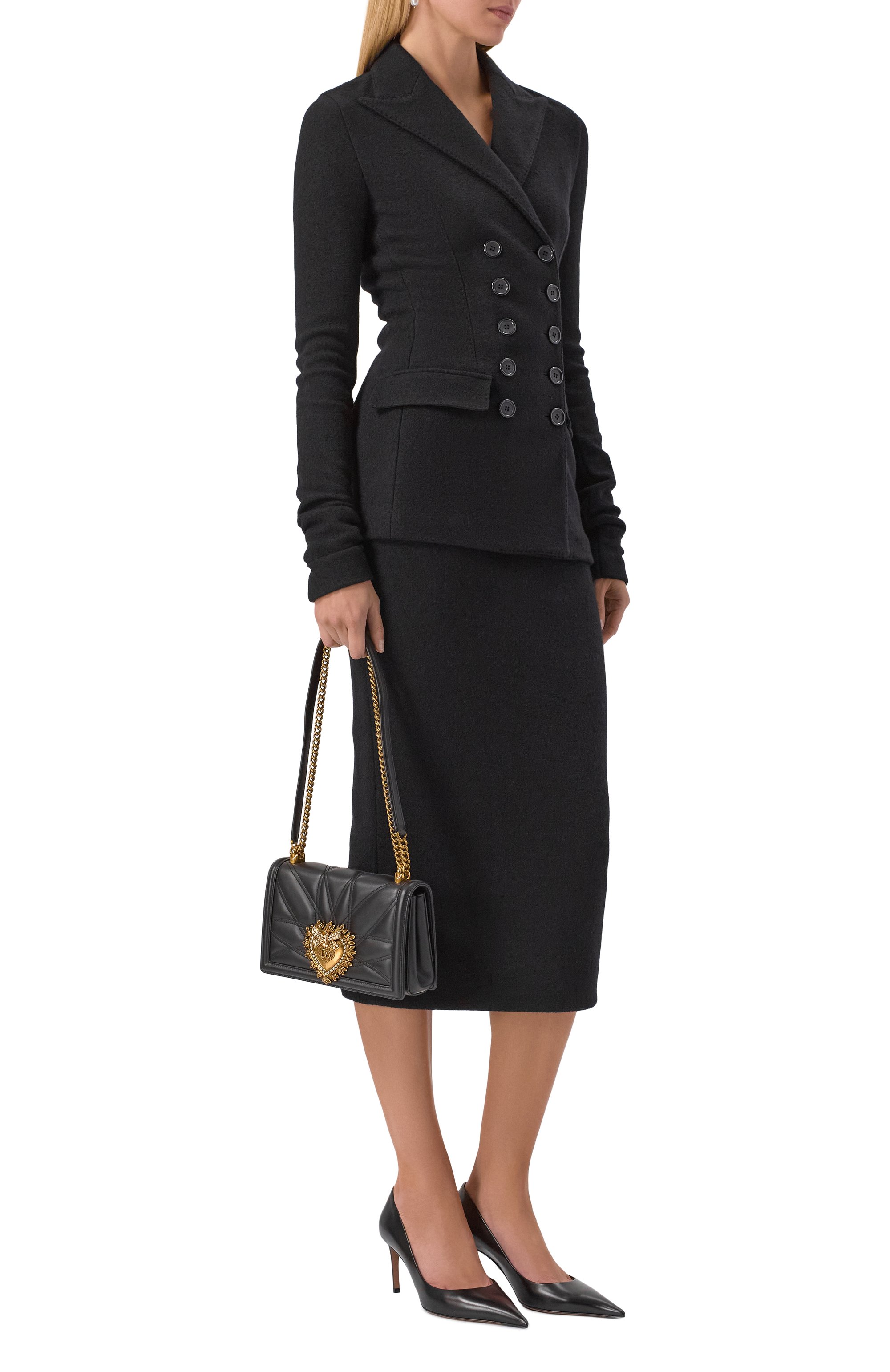 Кожаные туфли devotion 80 DOLCE & GABBANA, арт. CD1893/AP412, фото 3