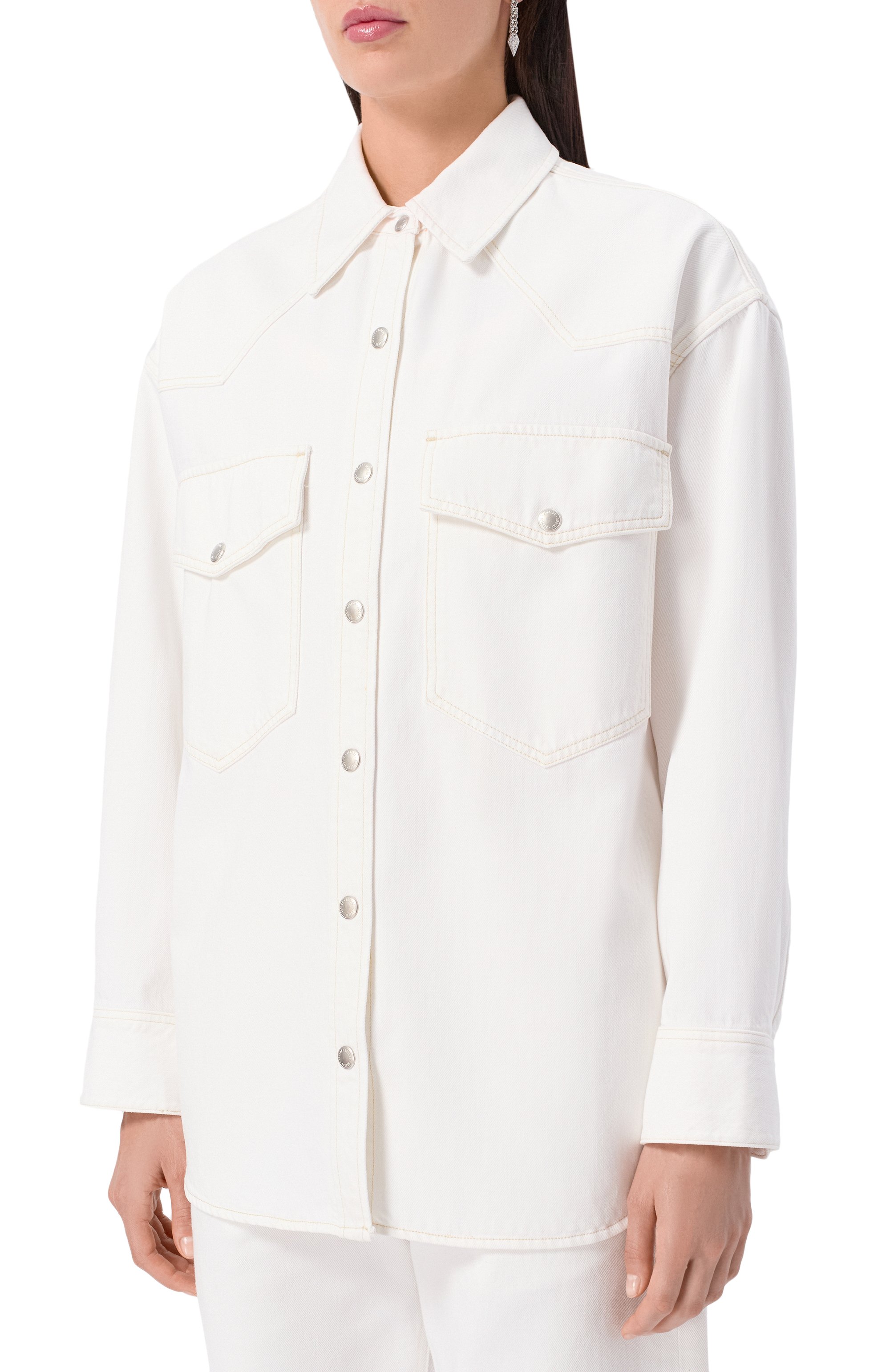 Джинсовая рубашка AGOLDE, арт. A73571500, фото 3