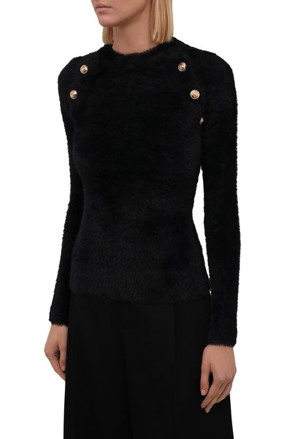 Пуловер VERSACE JEANS COUTURE, арт. 71HAF823-71DPM23 FIL.FURRY BLACK/CM07H, фото 3