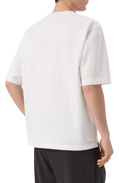 Хлопковая футболка DSQUARED2 белого цвета по цене 27850 руб., арт. S74GD1524/D20106, фото 4 Хлопковая футболка DSQUARED2, арт. S74GD1524/D20106, фото 4
