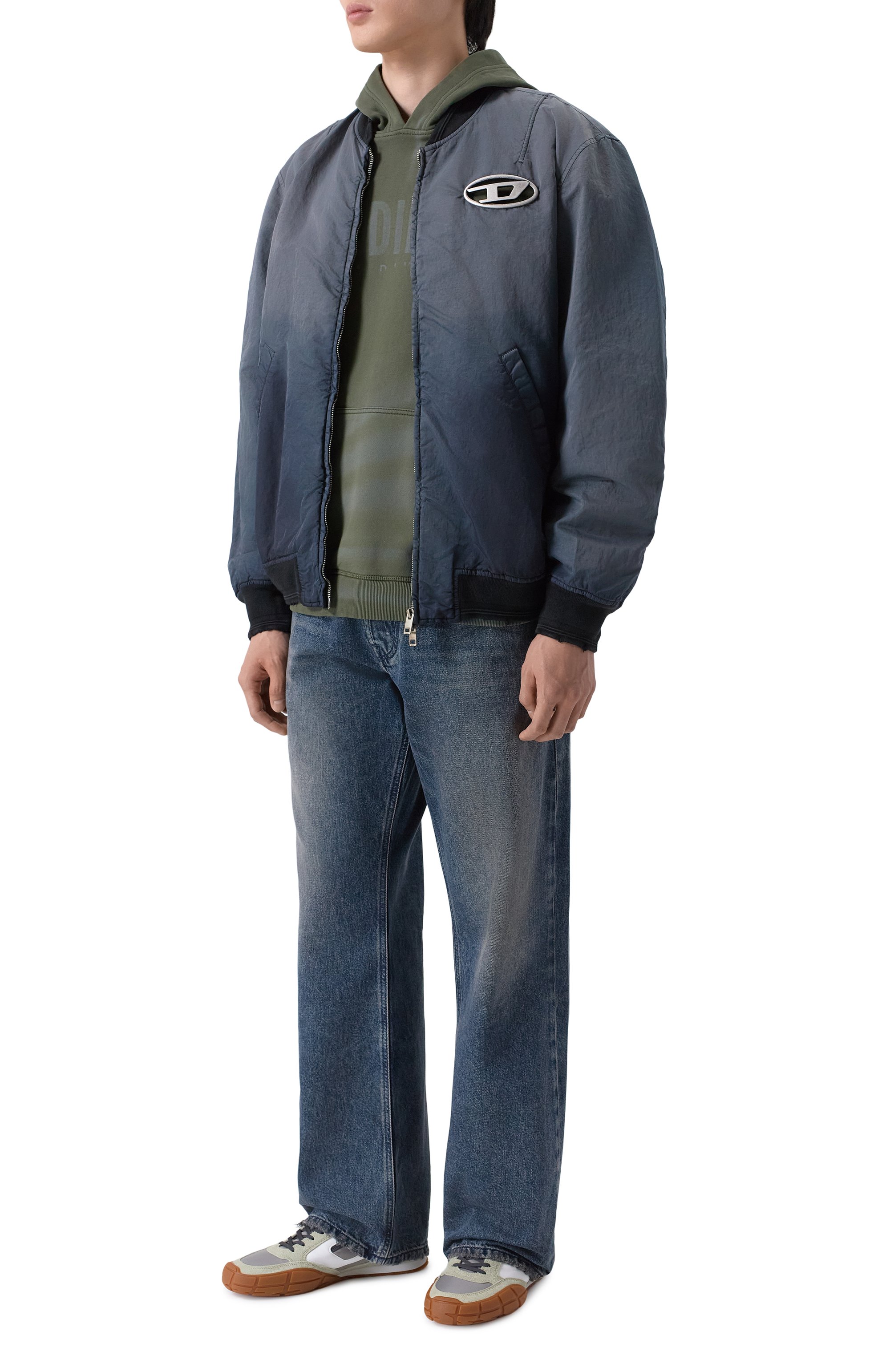 Комбинированные кроссовки s-pagodha DIESEL хаки цвета по цене 19950 руб., арт. Y03644/P8404, фото 2 Комбинированные кроссовки s-pagodha DIESEL, арт. Y03644/P8404, фото 2