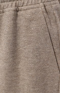 Женские брюки изо льна и хлопка MUST бежевого цвета, арт. 16W046/LN00 | Фото 5 (Длина (брюки, джинсы): Удлиненные; Силуэт Ж (брюки и джинсы): Широкие; Женское Кросс-КТ: Брюки-одежда; Материал сплава: Проставлено; Материал внешний: Хлопок, Лен; Драгоценные камни: Проставлено; Стили: Кэжуэл)