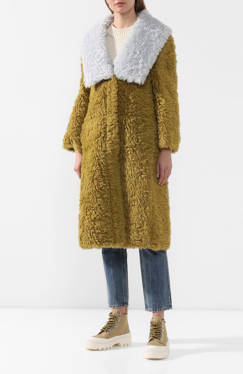 Шуба из экомеха VIKA GAZINSKAYA, арт. FW18 -2219, фото 3