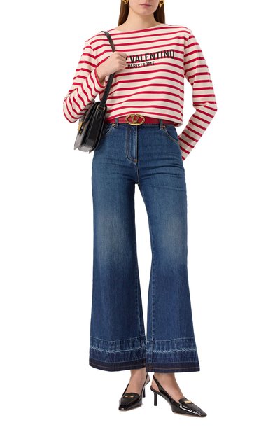 Хлопковый лонгслив VALENTINO, арт. 6B3MG24C/962, фото 2