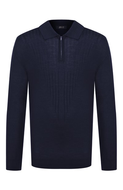 Мужское поло из шерсти и шелка ZILLI, арт. KZP001M0230VZRD00_001