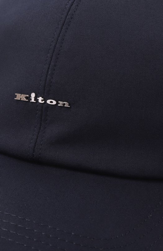 Хлопковая бейсболка Kiton UCAPP78K0745F02 Синий  UCAPP78K0745F02 Фото 4