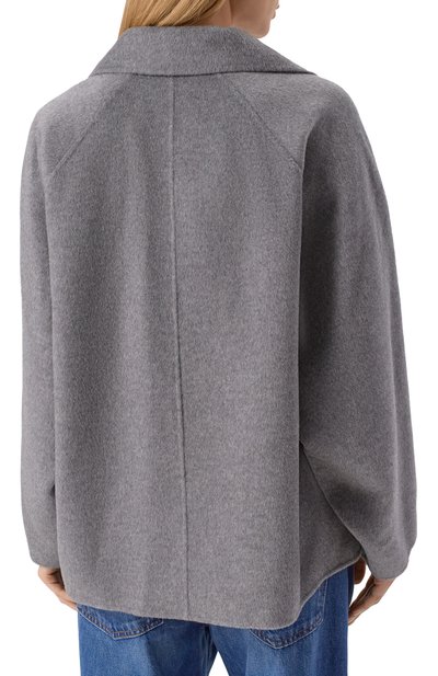 Полупальто из шерсти и кашемира MAX MARA STUDIO, арт. GUINEA, фото 4