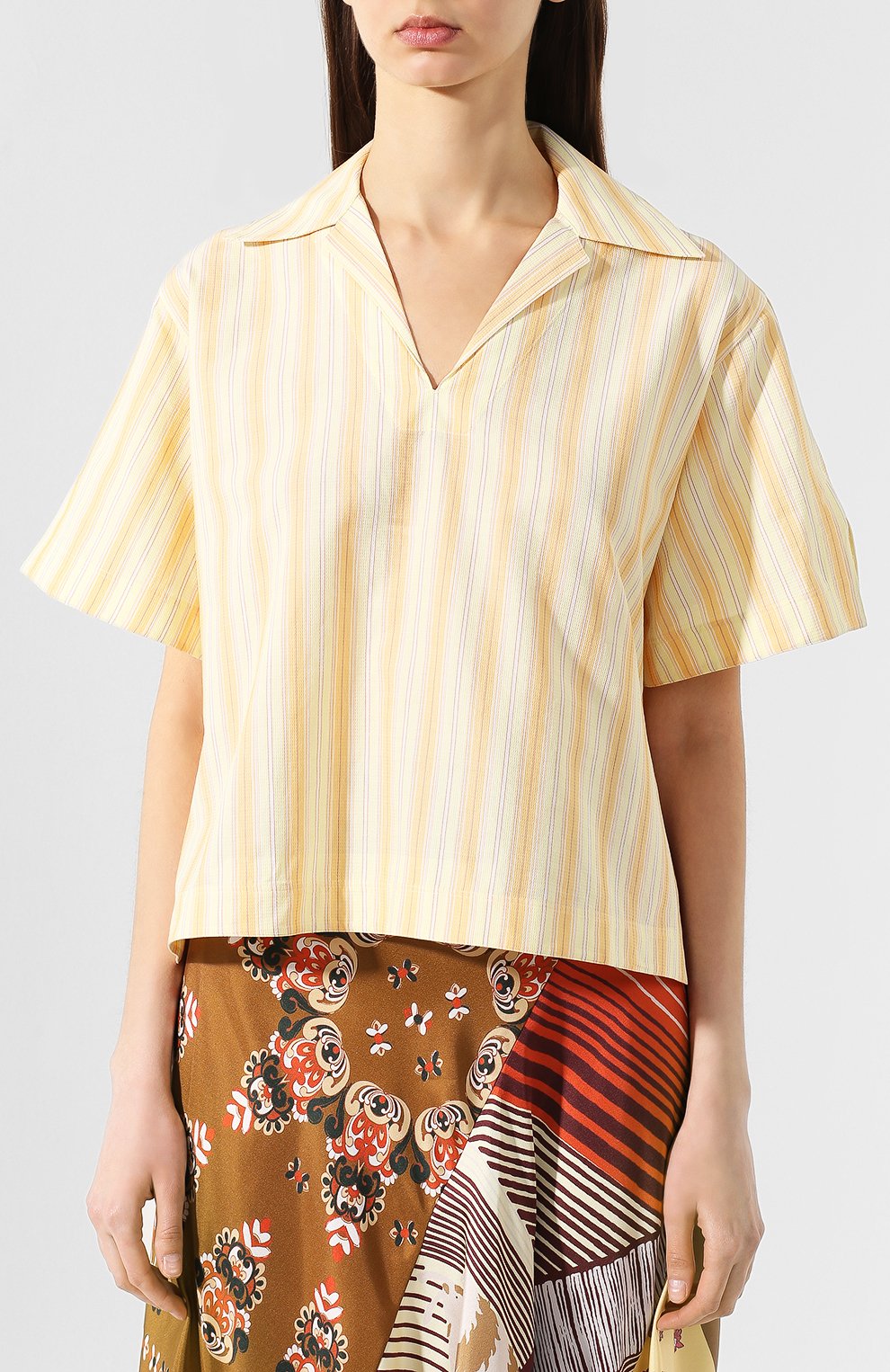 Хлопковая рубашка ACNE STUDIOS, арт. AC0077, фото 3