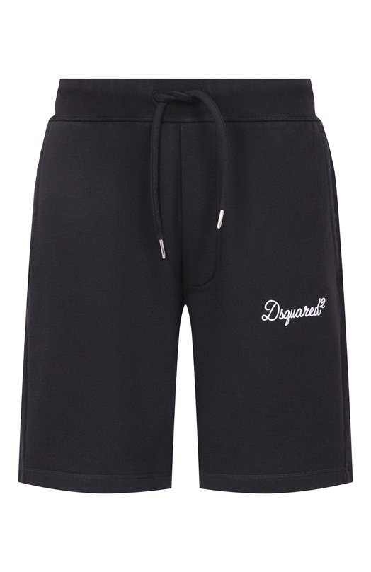 Хлопковые шорты Dsquared2 S74MU0969/D25029 Чёрный S74MU0969/D25029