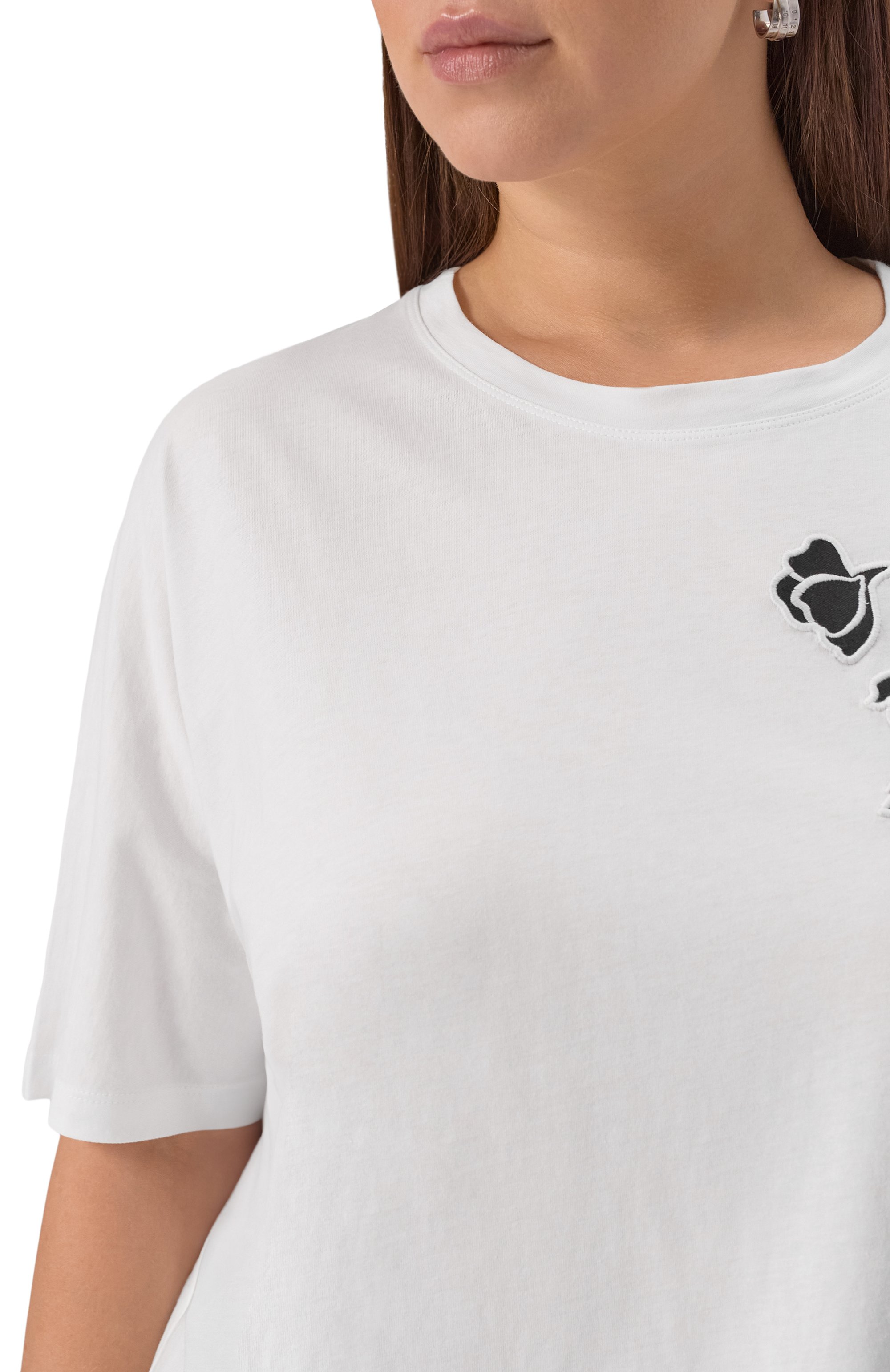 Хлопковая футболка MARINA RINALDI, арт. P0MP0SA, фото 5