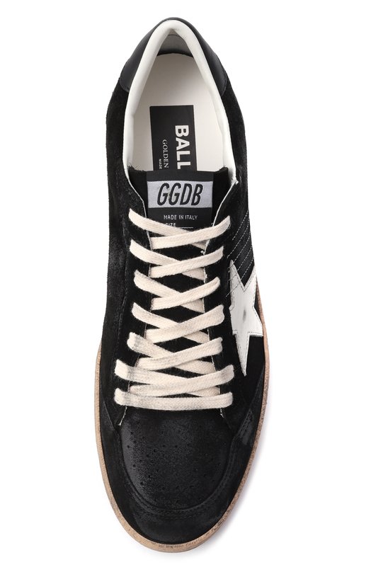 Замшевые кеды Ball Star Golden Goose Deluxe Brand GMF00117.F003246 Чёрный  GMF00117.F003246 Фото 6