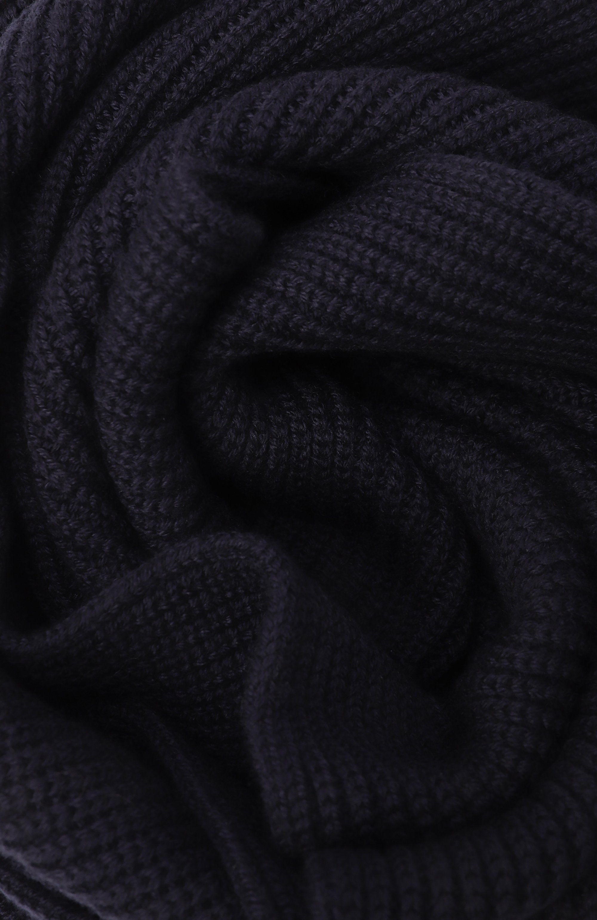 Шерстяной шарф DOLCE & GABBANA темно-синего цвета по цене 42100 руб., арт. GX13KZ/JDVCI, фото 3 Шерстяной шарф DOLCE & GABBANA, арт. GX13KZ/JDVCI, фото 3