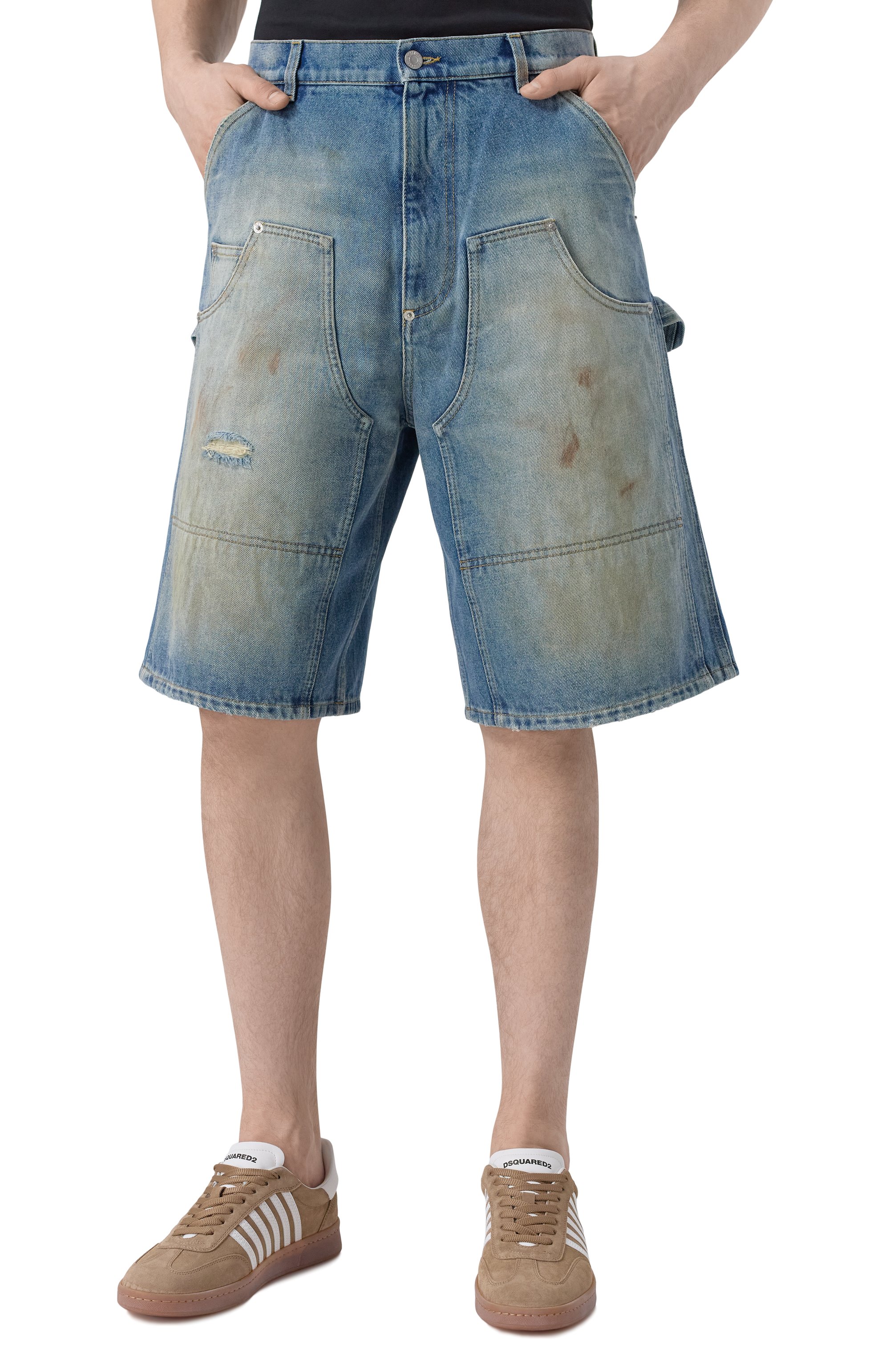 Джинсовые шорты MOSCHINO, арт. A0329/0223, фото 3