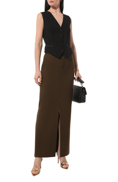 Жилет из шерсти и шелка DOLCE & GABBANA, арт. F79H5T/GDCI8, фото 2