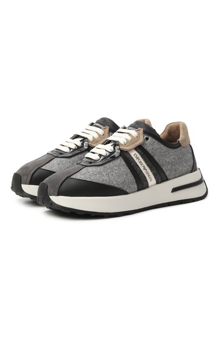 Женские комбинированные кроссовки EMPORIO ARMANI, арт. EW003060/AF19772