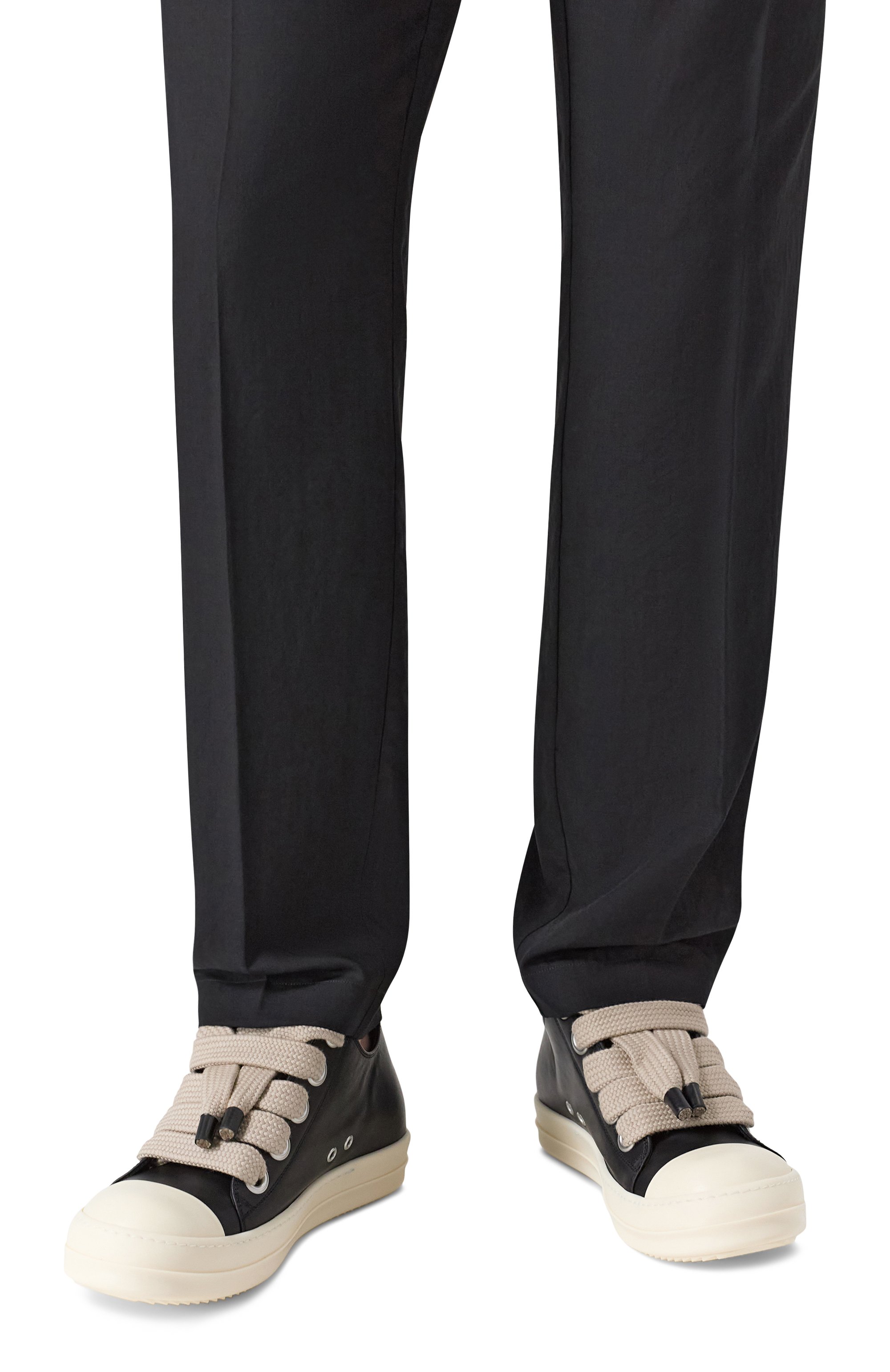 Кожаные кеды jumbolace RICK OWENS, арт. RU02E1893/LC0W2, фото 3