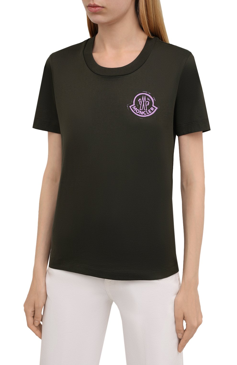 Хлопковая футболка MONCLER, арт. G2-093-8C000-16-829FB, фото 3