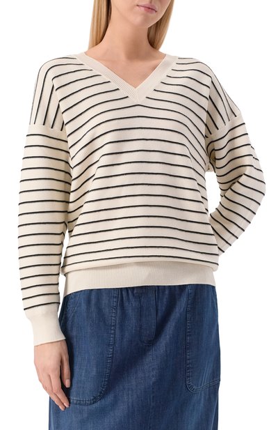 Пуловер из хлопка и шелка LORENA ANTONIAZZI, арт. P25115VM53A/3039, фото 3