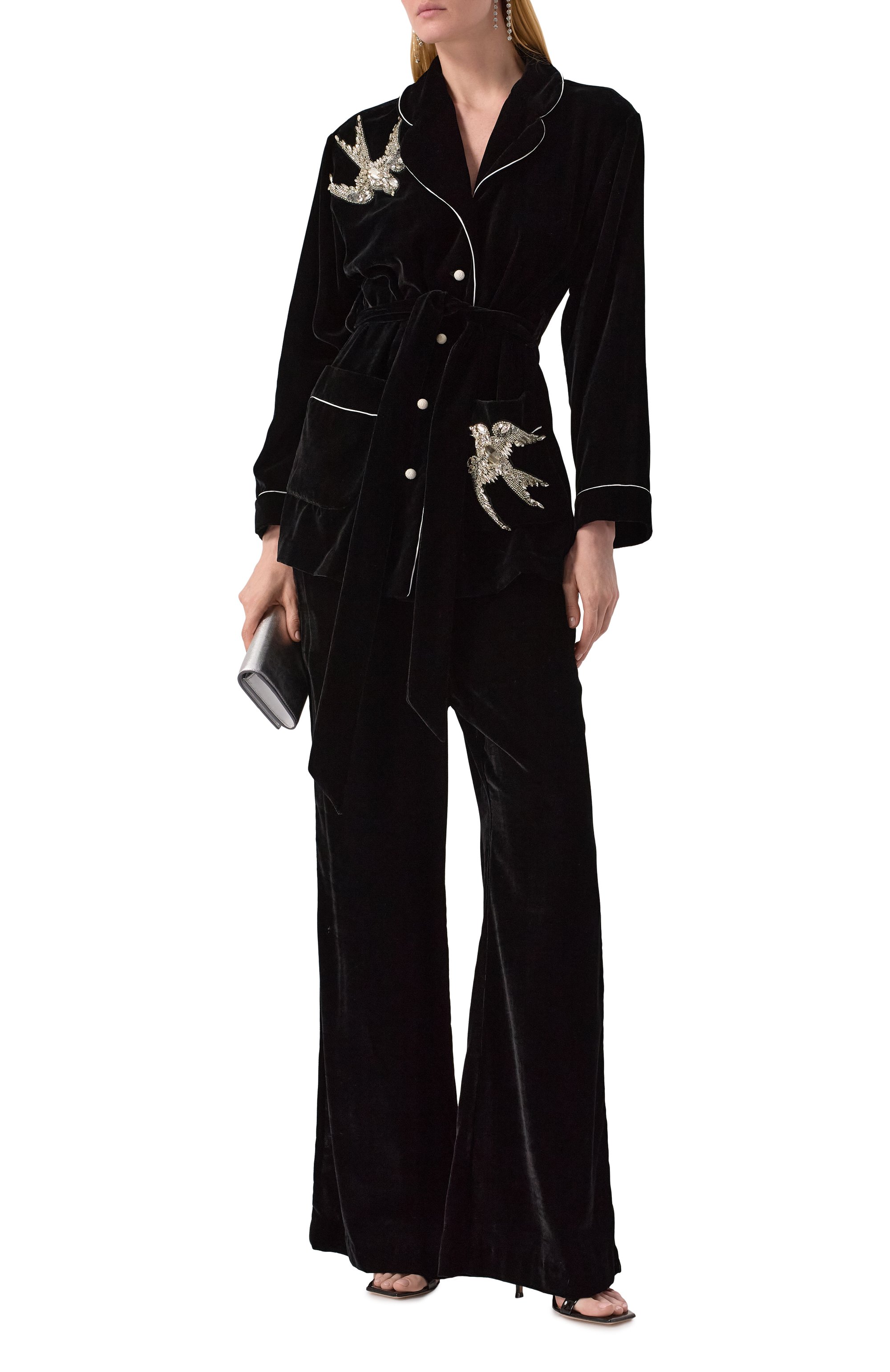 Бархатные брюки YANINA, арт. T-2941, фото 2