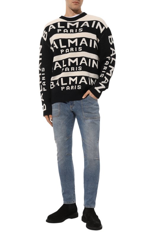 Джинсы Balmain BH1MG001/DD62 Синий  BH1MG001/DD62 Фото 2