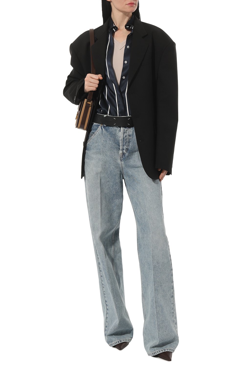 Шелковая блузка KITON, арт. D55442K0978C, фото 2