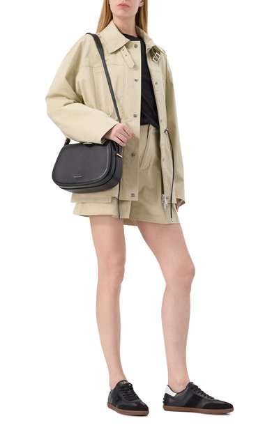 Кожаные кеды tabs TOD’S, арт. XXW68C0IJ20/BKB, фото 2