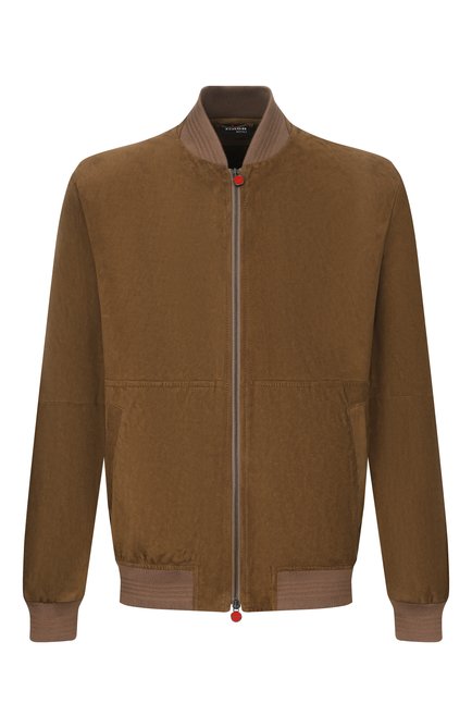 Мужской замшевый бомбер KITON, арт. UW2345V0812H