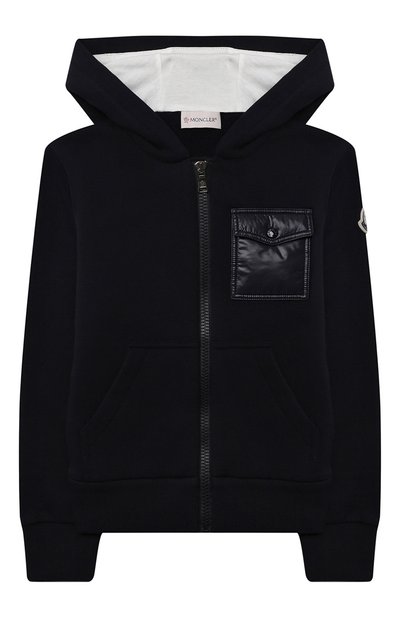 Комплект из толстовки и брюк MONCLER темно-синего цвета по цене 46200 руб., арт. G2-954-8M761-20-809B3/12-14A, фото 2 Комплект из толстовки и брюк MONCLER, арт. G2-954-8M761-20-809B3/12-14A, фото 2